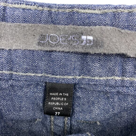 Joe's Jeans Women's Size 27 Mid Rise Wide Flare Leg Jeans Blue Chambray *READ - Picture 7 of 9